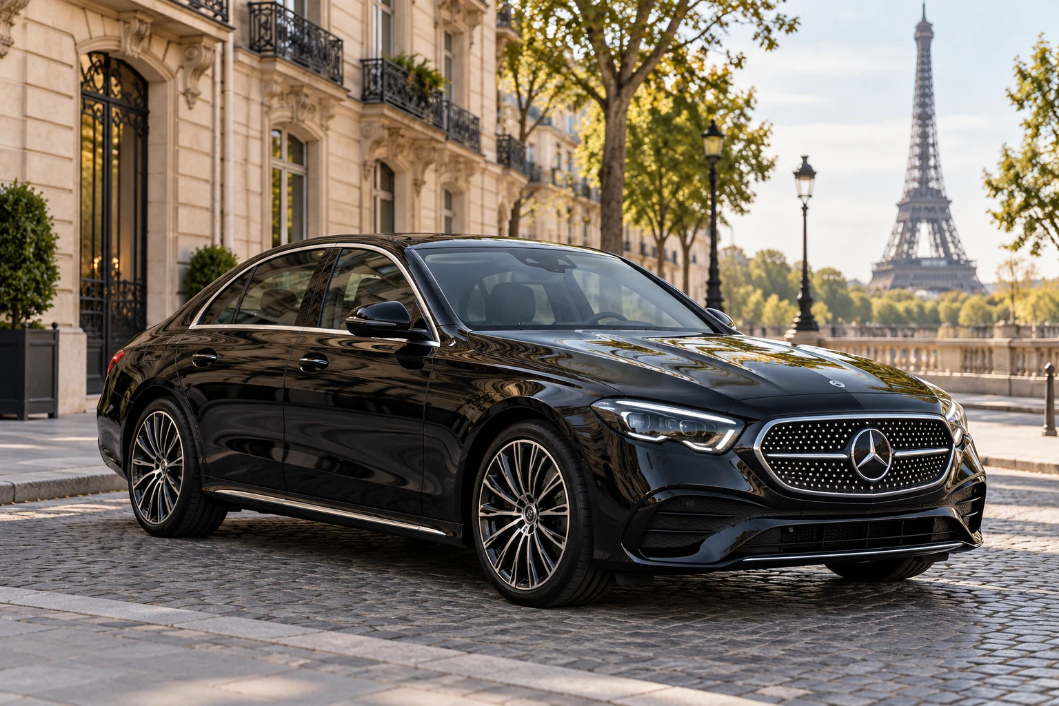 Mise à disposition d’une Mercedes Classe E avec chauffeur privé à Paris